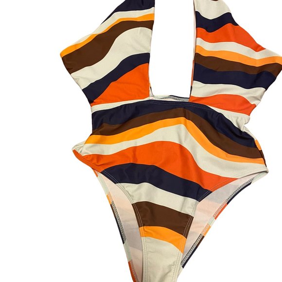New Deep plunge one piece swimsuit - Picture 6 of 7